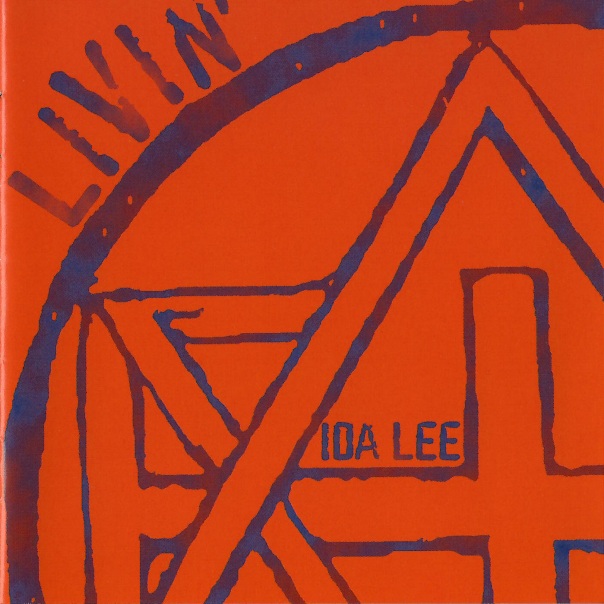 Historisches orangefarbenes Originalcover der CD Livin’ von Ida Lee